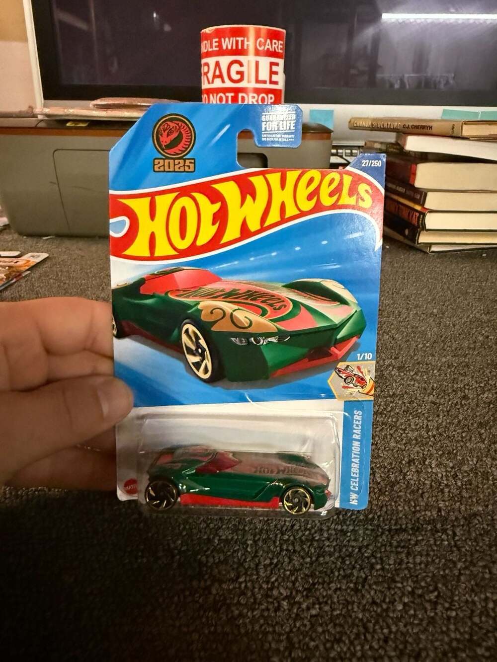 Hot Wheels Twin Mill Gen-E HW Celebration Racers Green Diecast Car